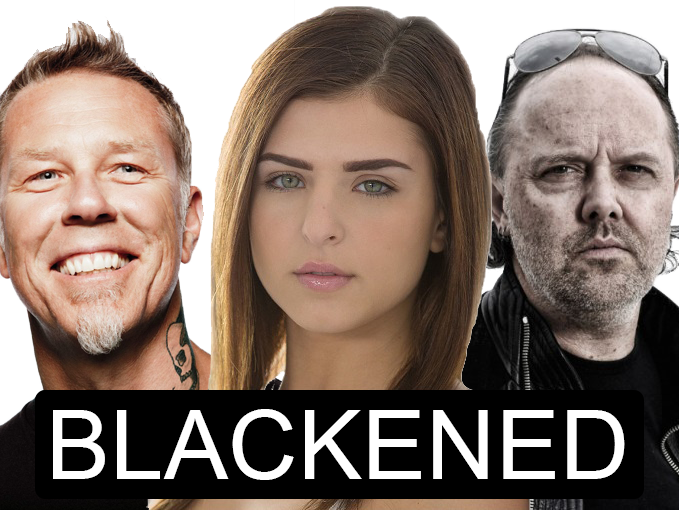 blacked ulrich blackened hetfield metallica