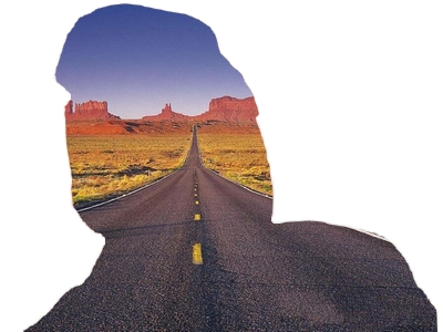 risitas etatsunis desert utah 66 valley usa penseur road paysage monument montagne route