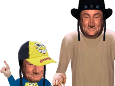 gosse risitas gamin enfant pourquoi pere juif doigt promenade question jesus papa