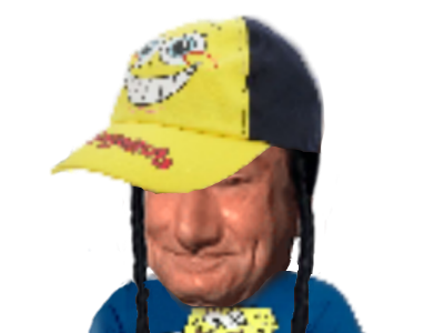 casquette risitas gamin eponge bob gosse enfant sourire jesus juif