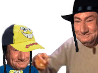 gosse promenade enfant juif jesus doigt papa explication risitas reprimande pere gamin gronde