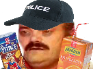 police prince macron risipolice orange xylon risitas