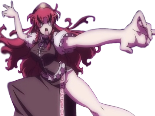 china anime hong kikoojap touhou meiling mop