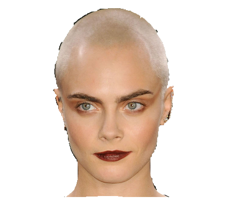 gland chauve caradelevingne