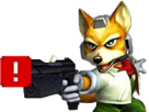 mccloud-fox-gun-starfox-menace-flingue-melee-blaster-arrestation-ssbm-tinnova-laser-ddb-pistolet