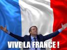 francais-france-jesus-hurle-drapeau-meeting-bonheur-lafrance-vive-christ-politic-crie-macron-la