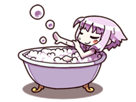 violet-kikoojap-yukari-yuzuki-douche-vocaloid-nettoyer-bulle-savon-bain