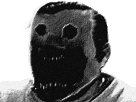 Sticker creepy issou risitas par Jzuo