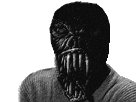Sticker creepy risitas issou par Jzuo