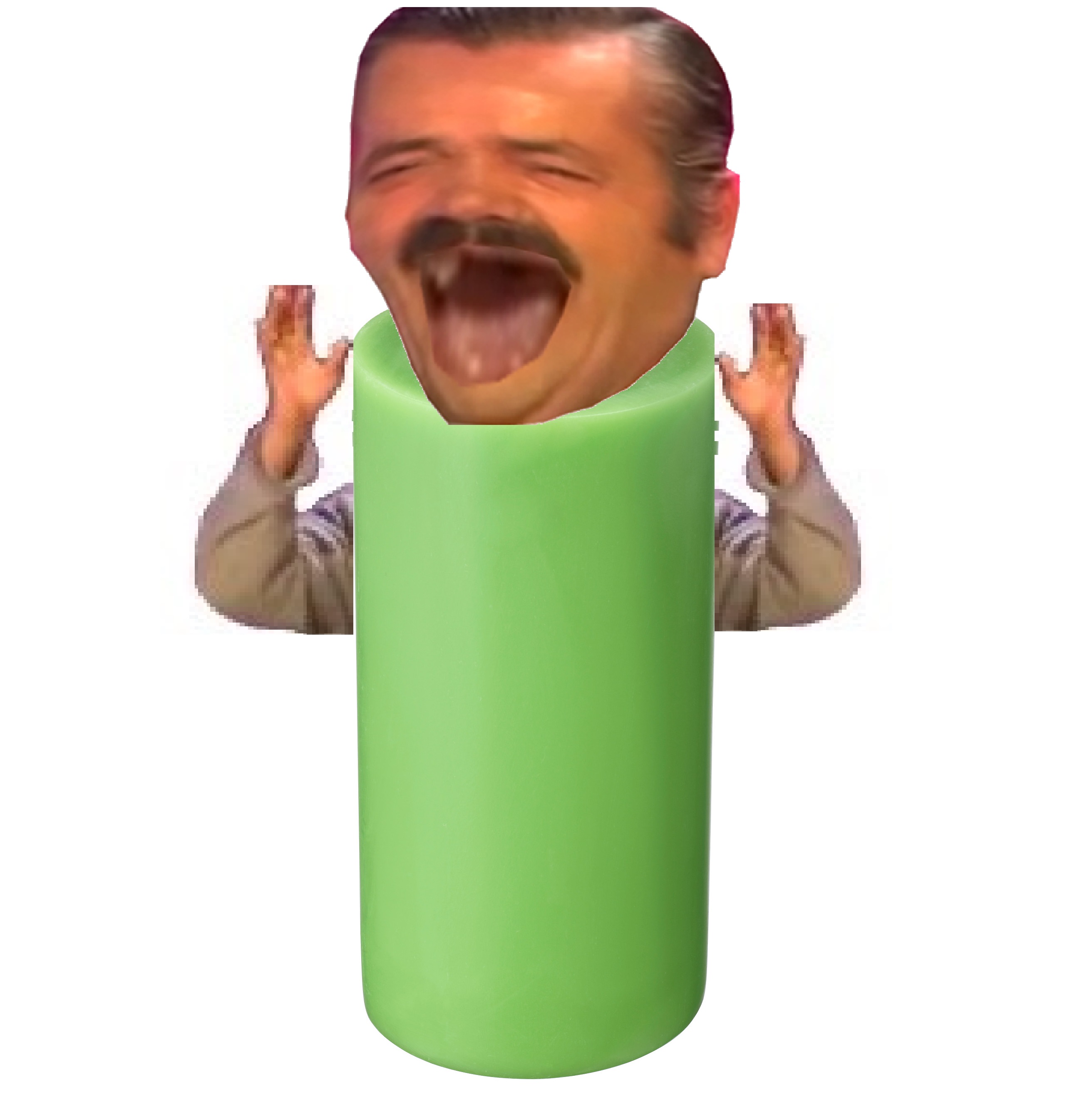 deguisement candle green risitas bougie crypto