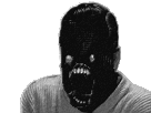 Sticker monstre creepy risitas par Jzuo