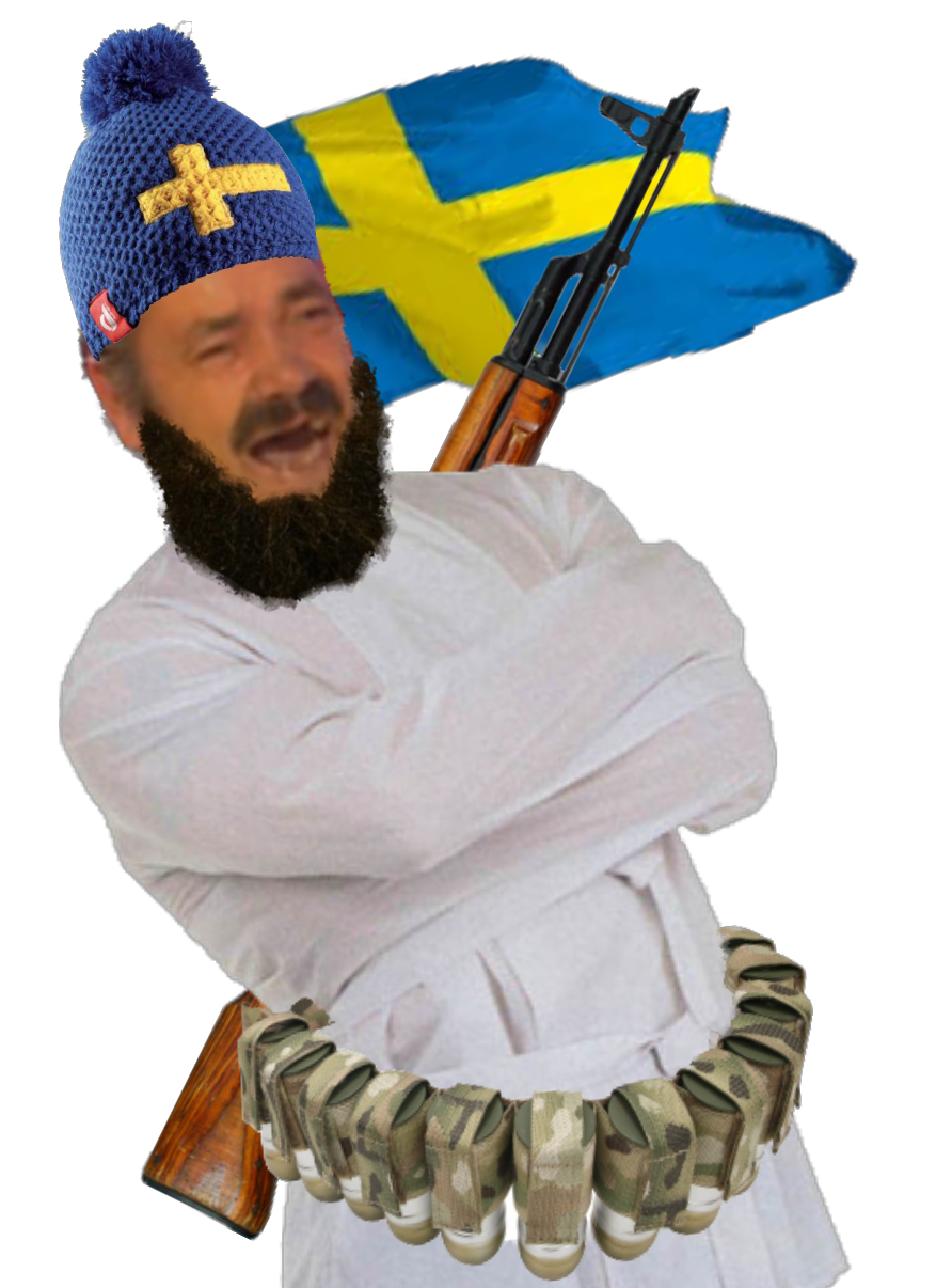 terroriste suedois jihad religion risitas attaque paix arme arabe