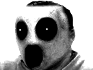 Sticker creepy bizarre risitas par Immondice-Creator