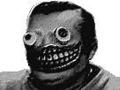Sticker monstre creepy risitas par Jzuo