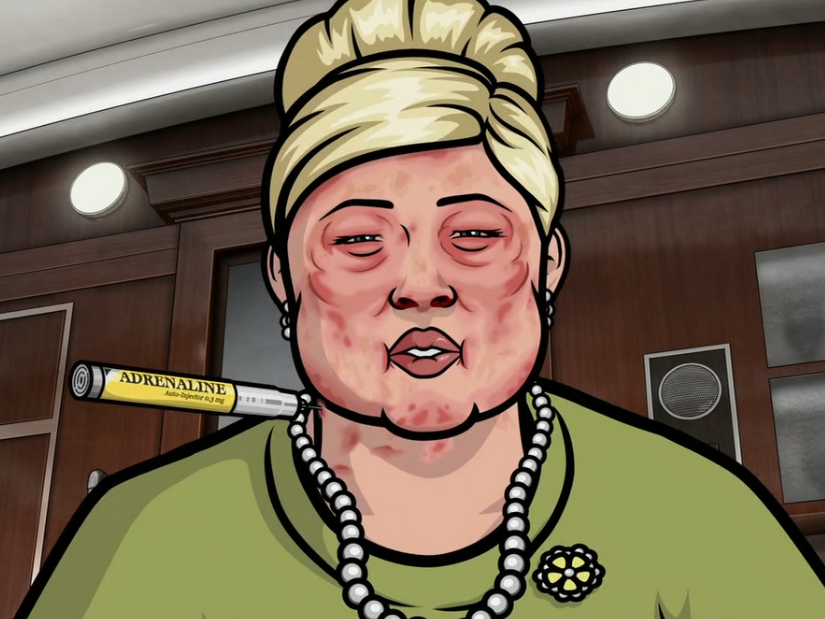 allergies piqures poovey archer grosse pam