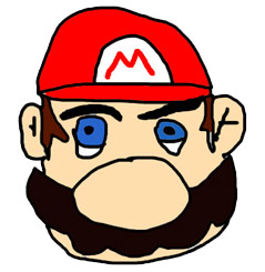 paint mario deforme