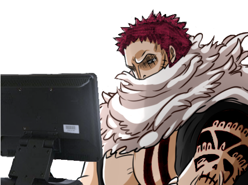 ecran katakuri one consterne dentdechien ennuye piece kill christavalier me ordinateur pc kikoojap