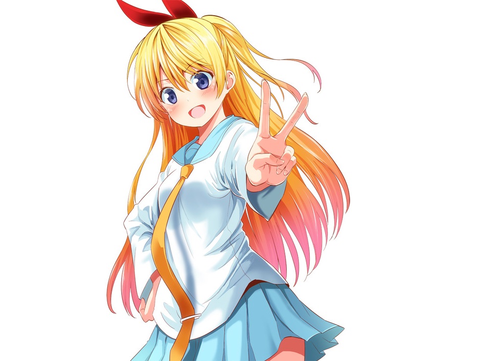 chitoge kikoojap fille blonde nisekoi kirisaki anime rose