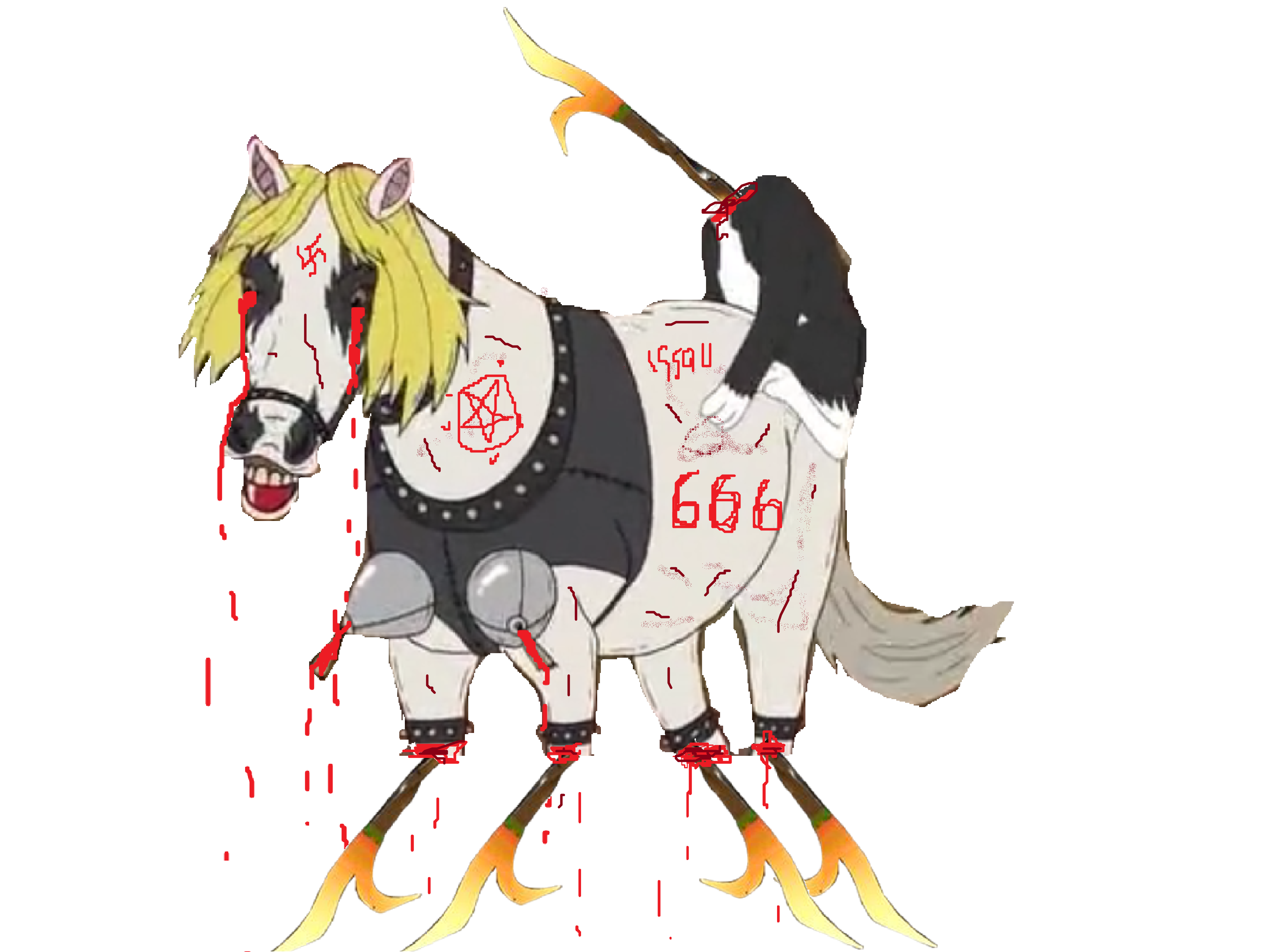 tison pickles risitas cheval mr 666 gif romero