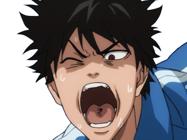 Sticker saitama chomeur cheveux jeune passe one punch man opm anime manga heros protagoniste par Dark-63