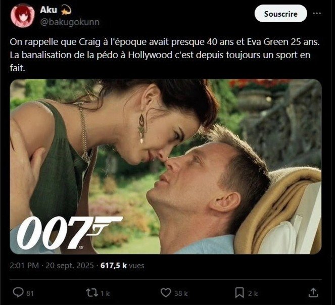 pedo twitter pedophile james bond daniel craig x tiktok