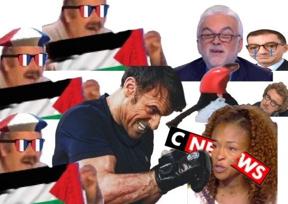 macron palestine israel goat cnews larme pleur pleurs larmes bfmtv etat rage i24news juif zemmour