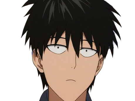 Sticker saitama chomeur cheveux jeune passe one punch man opm anime manga heros protagoniste par Dark-63