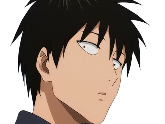 Sticker saitama chomeur cheveux jeune passe one punch man opm anime manga heros protagoniste par Dark-63