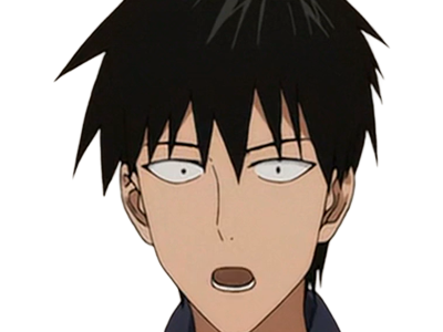 Sticker saitama chomeur cheveux jeune passe one punch man opm anime manga heros protagoniste par Dark-63