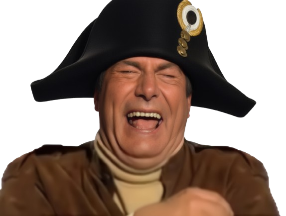 jesus napoleon bonaparte chapeau cocarde austerlitz berezina rire moqueur aya corse