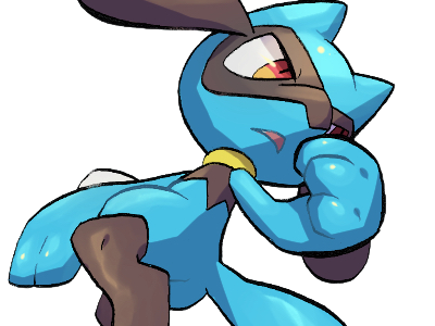 riolu pokemon pkm jeu anime bebe type combat 4g sinnoh aura emanation