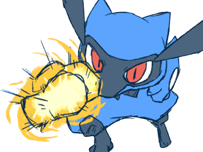 riolu pokemon pkm jeu anime bebe type combat 4g sinnoh aura emanation