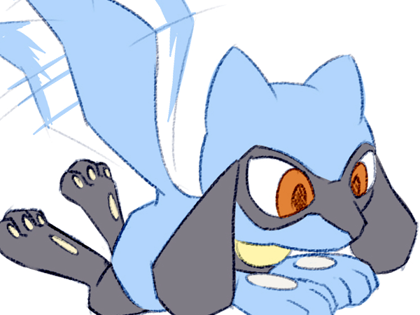 riolu pokemon pkm jeu anime bebe type combat 4g sinnoh aura emanation