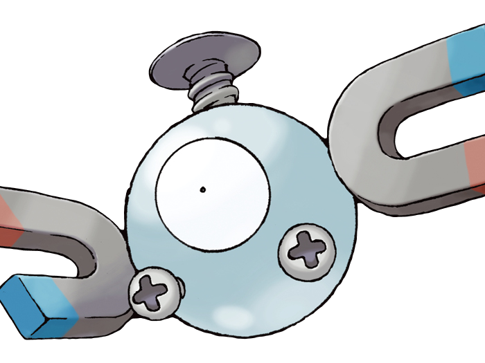 magneti magnemite coil pokemon pkm jeu anime type electrik acier 1g kanto magnetique