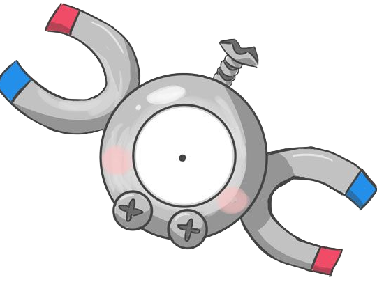 magneti magnemite coil pokemon pkm jeu anime type electrik acier 1g kanto magnetique