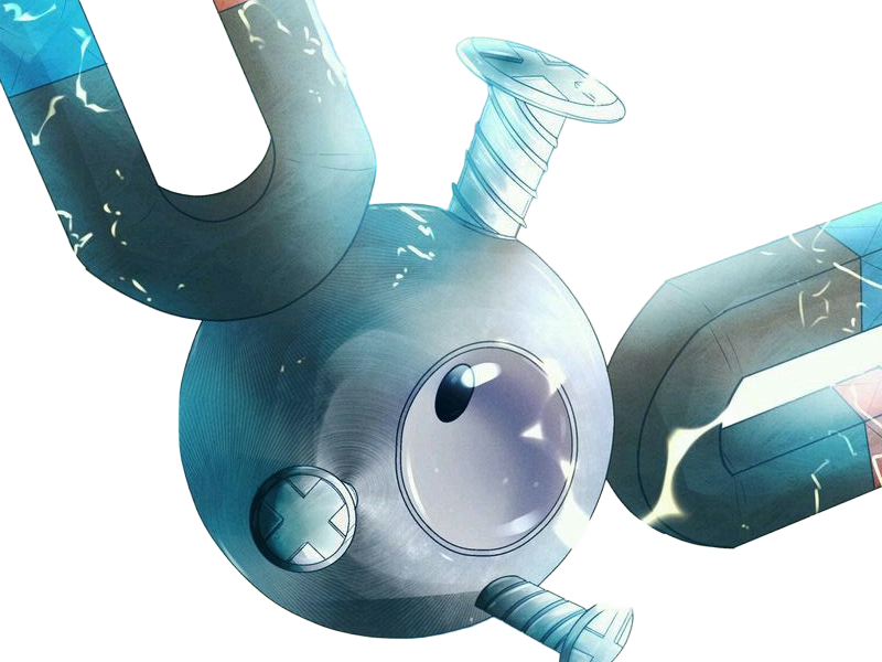 magneti magnemite coil pokemon pkm jeu anime type electrik acier 1g kanto magnetique