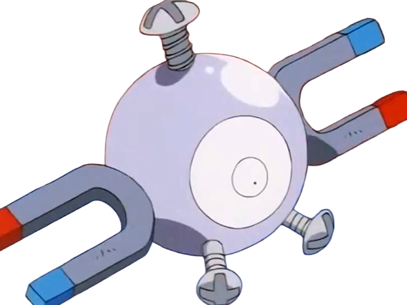 magneti magnemite coil pokemon pkm jeu anime type electrik acier 1g kanto magnetique