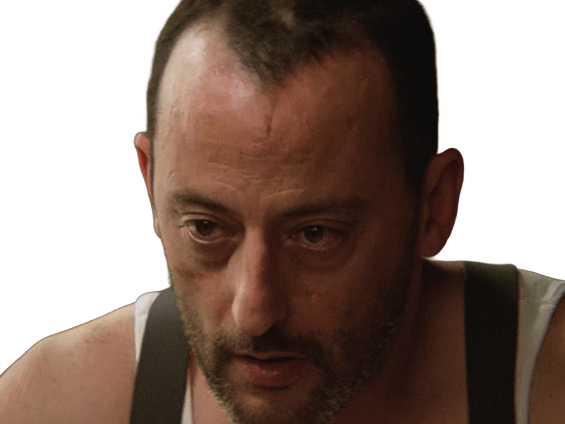 leon tueur gages nettoyeur professionnel film drame francais jean reno acteur homme quarantenaire cheveuxbruns yeuxmarrons