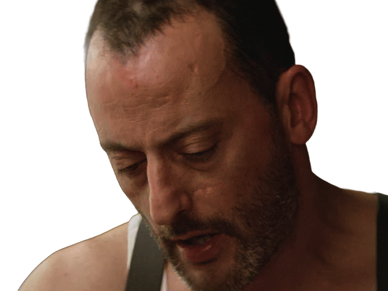 leon tueur gages nettoyeur professionnel film drame francais jean reno acteur homme quarantenaire cheveuxbruns yeuxmarrons