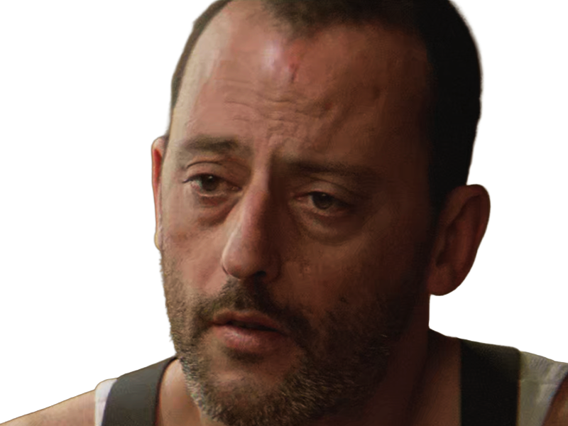 leon tueur gages nettoyeur professionnel film drame francais jean reno acteur homme quarantenaire cheveuxbruns yeuxmarrons