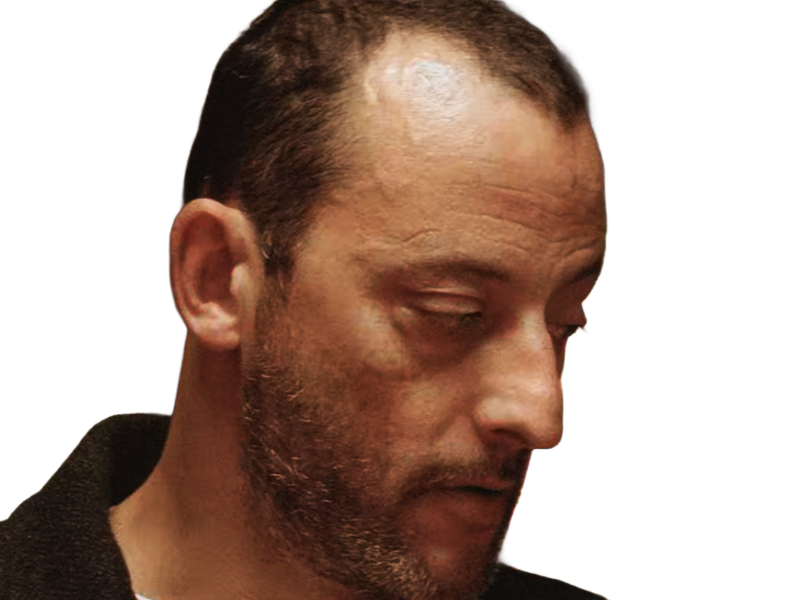leon tueur gages nettoyeur professionnel film drame francais jean reno acteur homme quarantenaire cheveuxbruns yeuxmarrons
