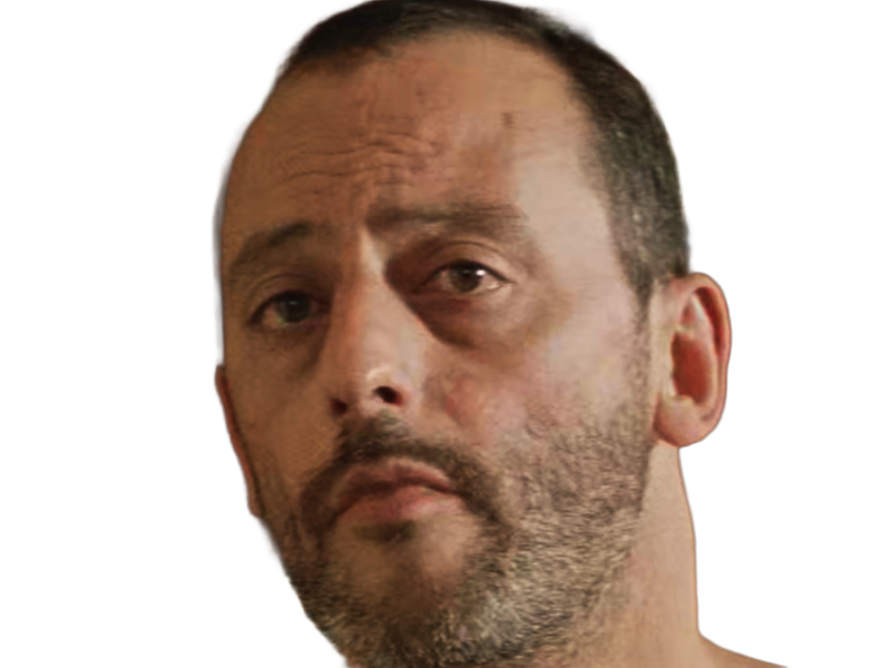leon tueur gages nettoyeur professionnel film drame francais jean reno acteur homme quarantenaire cheveuxbruns yeuxmarrons