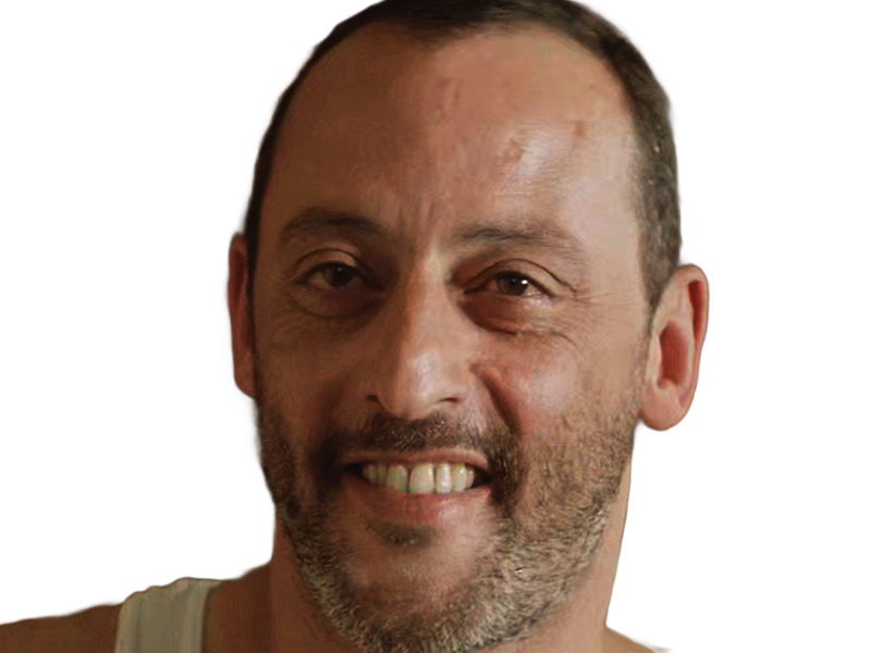 leon tueur gages nettoyeur professionnel film drame francais jean reno acteur homme quarantenaire cheveuxbruns yeuxmarrons