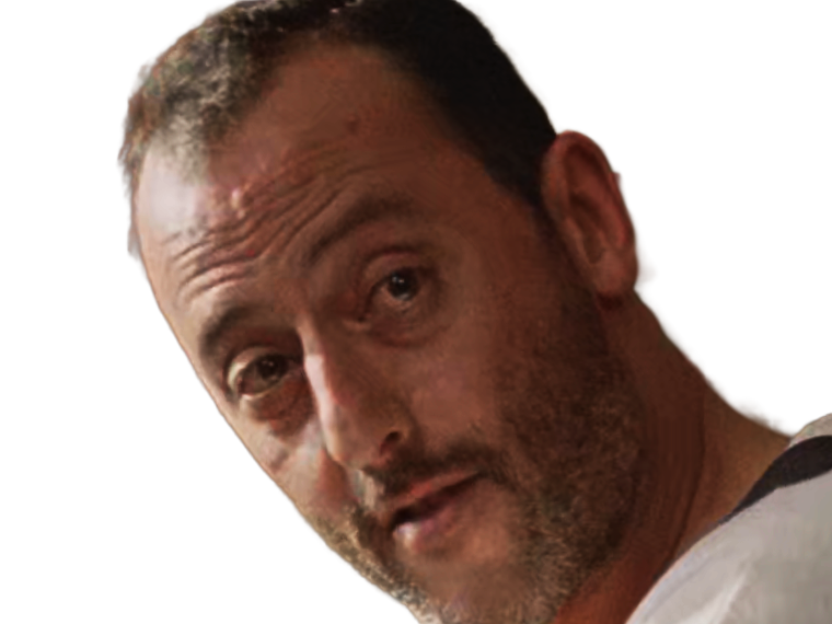 leon tueur gages nettoyeur professionnel film drame francais jean reno acteur homme quarantenaire cheveuxbruns yeuxmarrons