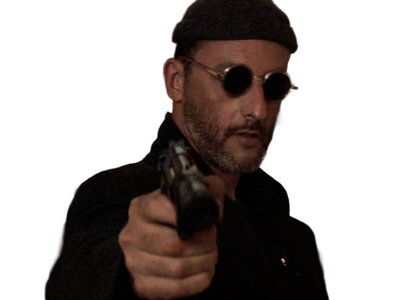 leon tueur gages nettoyeur professionnel film drame francais jean reno acteur homme quarantenaire cheveuxbruns yeuxmarrons