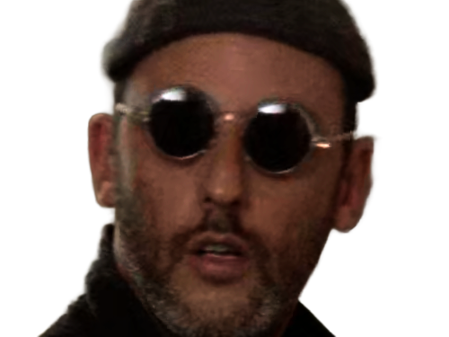 leon tueur gages nettoyeur professionnel film drame francais jean reno acteur homme quarantenaire cheveuxbruns yeuxmarrons