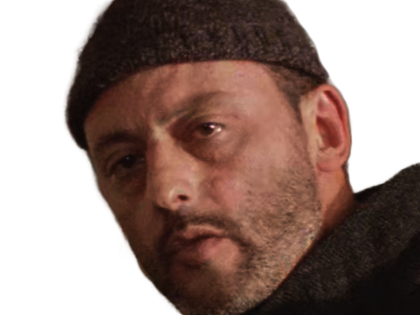 leon tueur gages nettoyeur professionnel film drame francais jean reno acteur homme quarantenaire cheveuxbruns yeuxmarrons