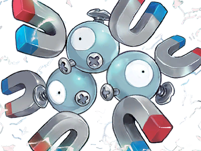 magneton rarecoil pokemon pkm jeu anime type electrik acier 1g kanto magnetique