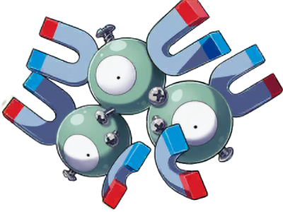 magneton rarecoil pokemon pkm jeu anime type electrik acier 1g kanto magnetique