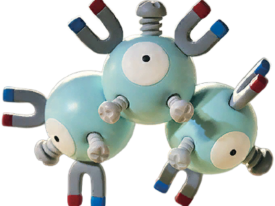 magneton rarecoil pokemon pkm jeu anime type electrik acier 1g kanto magnetique